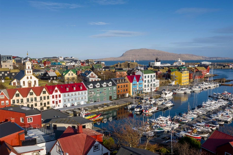 Tórshavn on foot.